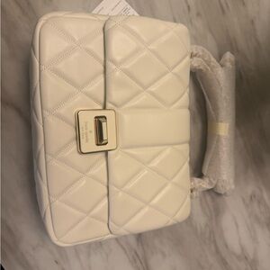NWT kate spade Meringue Carey Quilted Crossbody Bag with Gold Hardware